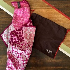 Vintage Coach Silk Scarf
